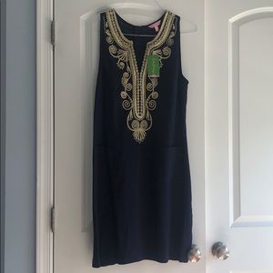 NWT Lilly Pulitzer Size 12 Navy Carlotta Shift